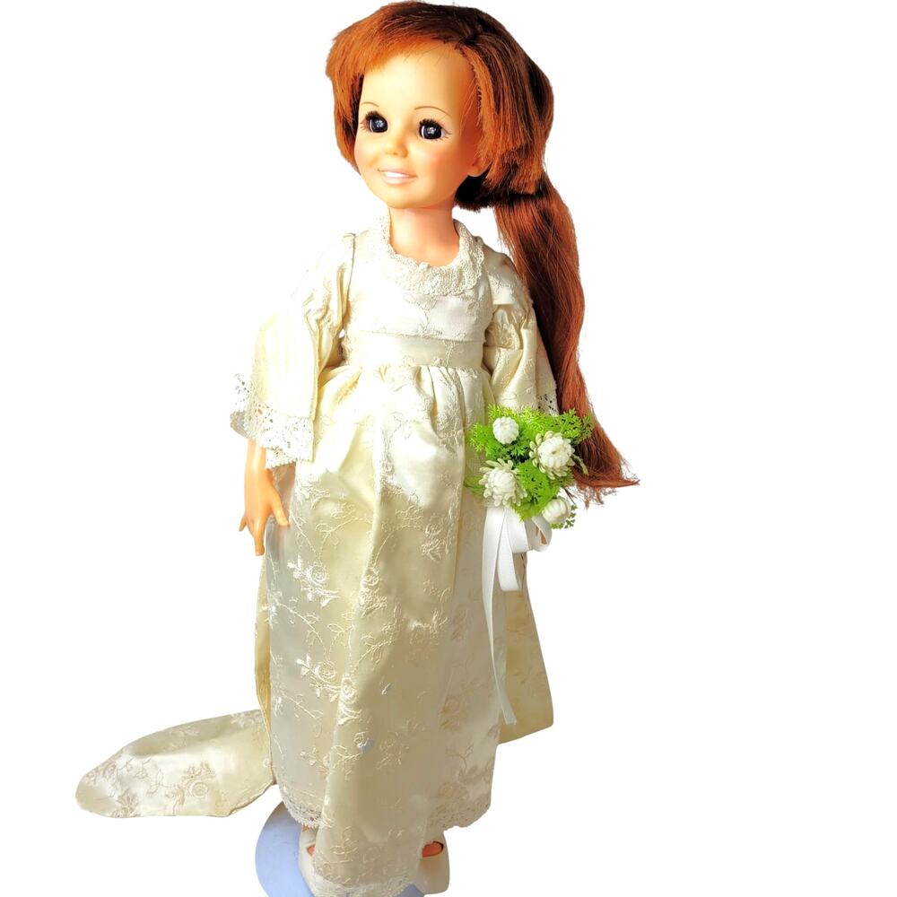 Very Rare 18" 1972 Vintage Sears-Exclusive "Wedding Belles" Crissy Doll {7} - Picture 4 of 13